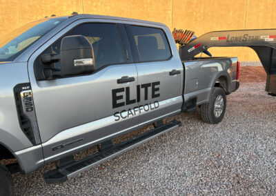 Elite Scaffold Truck and trailer