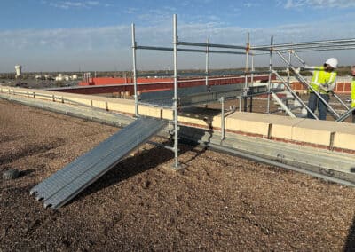 Stair Tower installation at Tinker Air Force Base, OKC - Elite Scaffold