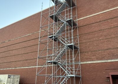 Stair Tower installation at Tinker Air Force Base, OKC - Elite Scaffold