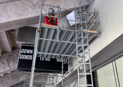 Stadium Access - Oklahoma University - Elite Scaffold